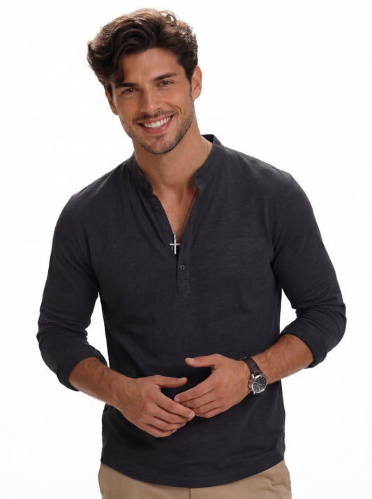 Camisa Casual de Lino LiaVoss