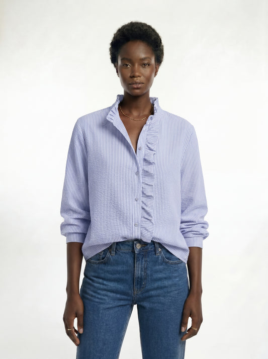 Blusa Elegante con Volantes LiaVoss