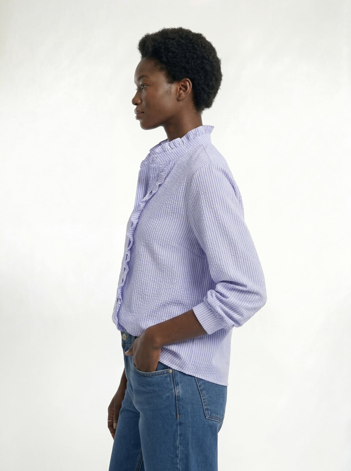 Blusa Elegante con Volantes LiaVoss